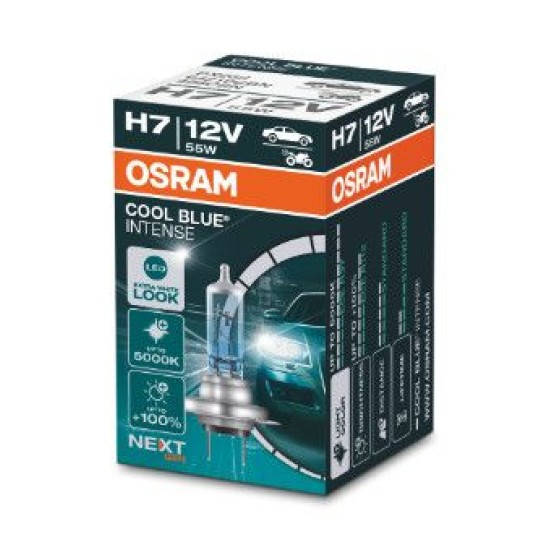 OSRAM ΛΑΜΠΑ COOL BLUE® INTENSE H7 12V OSRAM ΛΑΜΠΑ COOL BLUE® INTENSE H7 12V