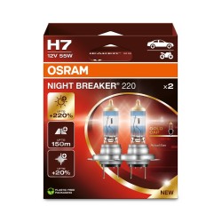 OSRAM ΛΑΜΠΑ NIGHT BREAKER® 220 H7 12V DUOBOX ECO
