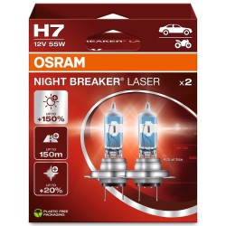 OSRAM ΛΑΜΠΑ NIGHT BREAKER® LASER H7 12V DUOBOX ECO
