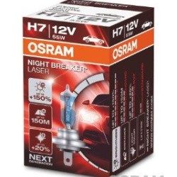 OSRAM ΛΑΜΠΑ NIGHT BREAKER® LASER H7 12V
