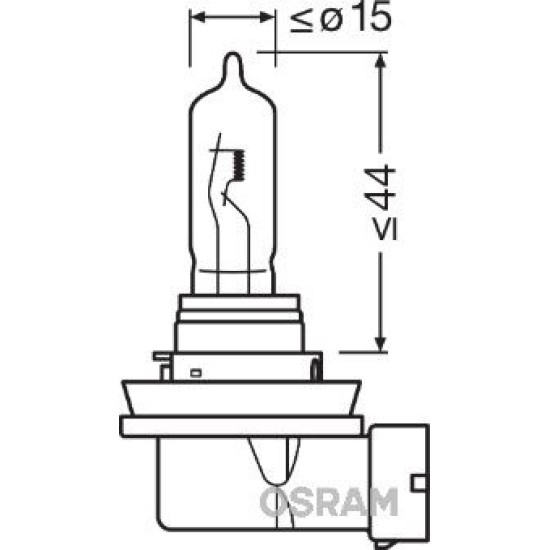 OSRAM ΛΑΜΠΑ ORIGINAL H9 12V OSRAM ΛΑΜΠΑ ORIGINAL H9 12V