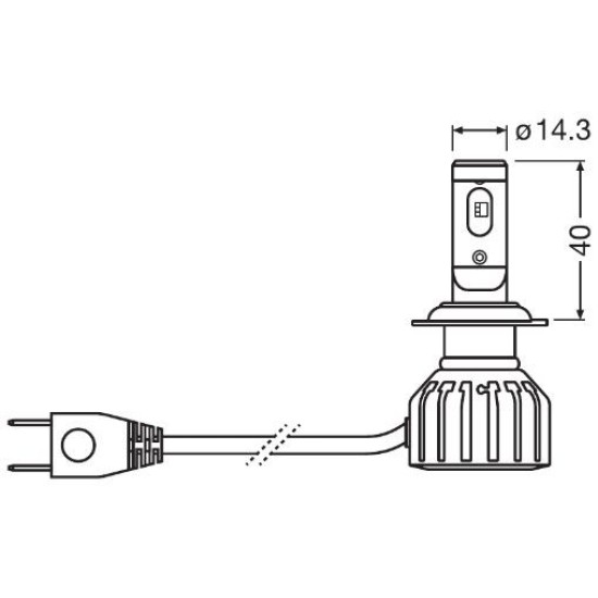 OSRAM ΛΑΜΠΑ TRUCKSTAR® LED H7 PX26d 6000K RECOM