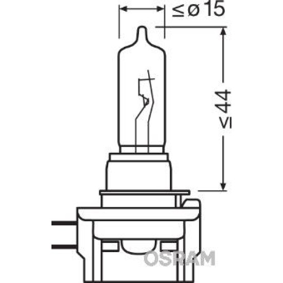 OSRAM ΛΑΜΠΑ ORIGINAL H9B 12V