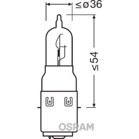 OSRAM ΛΑΜΠΑ ORIGINAL S2 12V OSRAM ΛΑΜΠΑ ORIGINAL S2 12V
