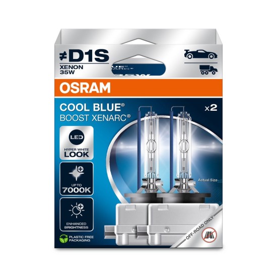 OSRAM ΛΑΜΠΑ XENARC® COOL BLUE® BOOST ? D1S DUOBOX ECO OSRAM ΛΑΜΠΑ XENARC® COOL BLUE® BOOST ? D1S DUOBOX ECO