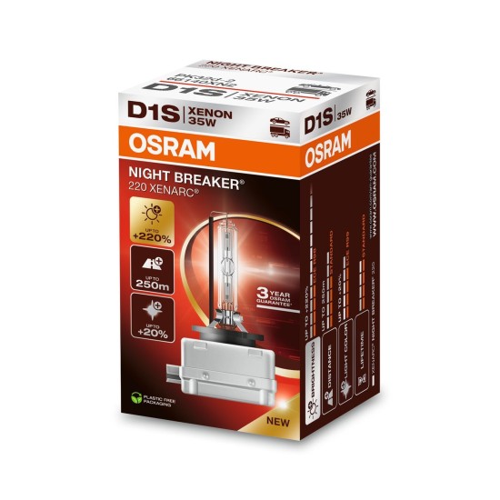 OSRAM ΛΑΜΠΑ XENARC® NIGHT BREAKER® 220 D1S OSRAM ΛΑΜΠΑ XENARC® NIGHT BREAKER® 220 D1S