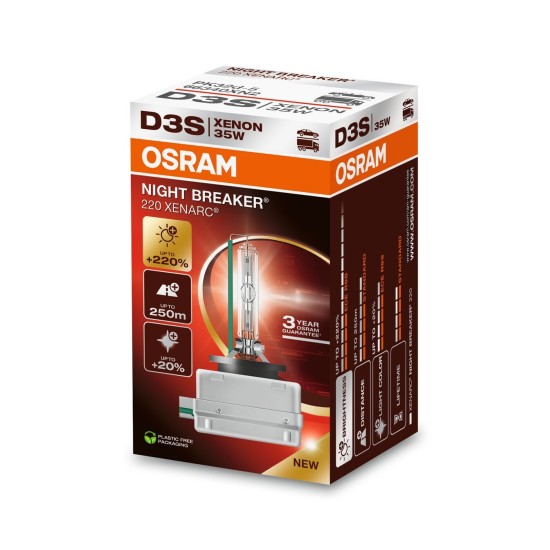 OSRAM ΛΑΜΠΑ XENARC® NIGHT BREAKER® 220 D3S OSRAM ΛΑΜΠΑ XENARC® NIGHT BREAKER® 220 D3S