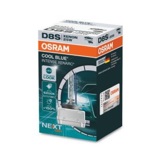 OSRAM ΛΑΜΠΑ XENARC® COOL BLUE® INTENSE D8S OSRAM ΛΑΜΠΑ XENARC® COOL BLUE® INTENSE D8S