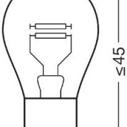 OSRAM ΛΑΜΠΑ ORIGINAL P21/4W 12V