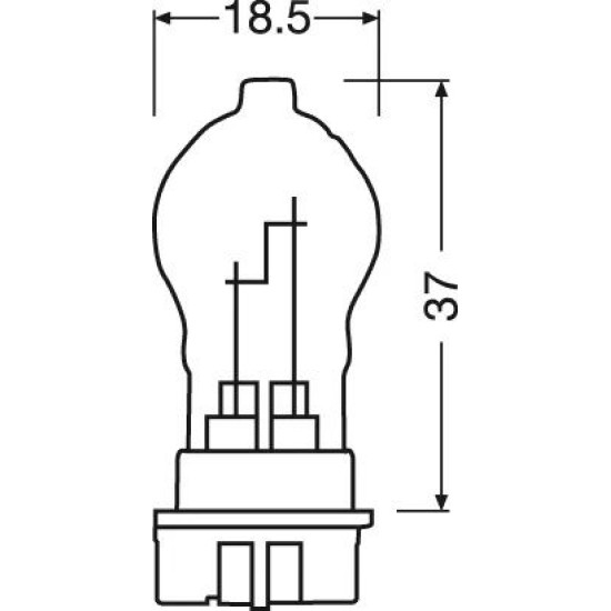 OSRAM ΛΑΜΠΑ ORIGINAL PWY24W 12V OSRAM ΛΑΜΠΑ ORIGINAL PWY24W 12V