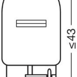 OSRAM ΛΑΜΠΑ ORIGINAL WY21W 12V