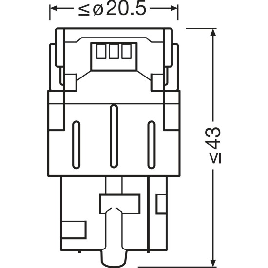 OSRAM ΛΑΜΠΑ LEDriving® SL ?W21W COOL WHITE 6000K 12V BLI2 ECO OSRAM ΛΑΜΠΑ LEDriving® SL ?W21W COOL WHITE 6000K 12V BLI2 ECO