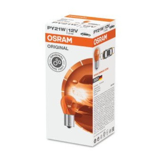 OSRAM ΛΑΜΠΑ ORIGINAL PY21W 12V OSRAM ΛΑΜΠΑ ORIGINAL PY21W 12V
