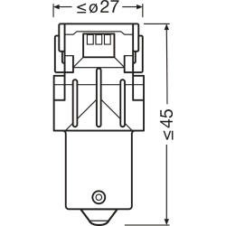 OSRAM ΛΑΜΠΑ LEDriving® SL ?PY21W YELLOW 12V BLI2 ΣΕΤ ECO