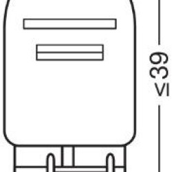 OSRAM ΛΑΜΠΑ ORIGINAL W21/5W 12V