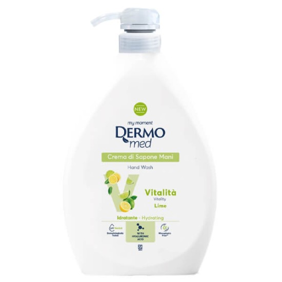 DERMOMED ΚΡΕΜΟΣΑΠΟΥΝΟ 1lt - (LIME) - (VITALITA) DERMOMED ΚΡΕΜΟΣΑΠΟΥΝΟ 1lt - (LIME) - (VITALITA)