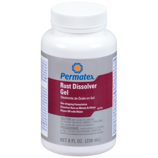 PERMATEX RUST DISSOLVER GEL 236ML PERMATEX RUST DISSOLVER GEL 236ML