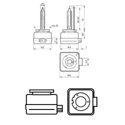 PHILIPS 85415VIC1 XENON D1S 85V - 35W