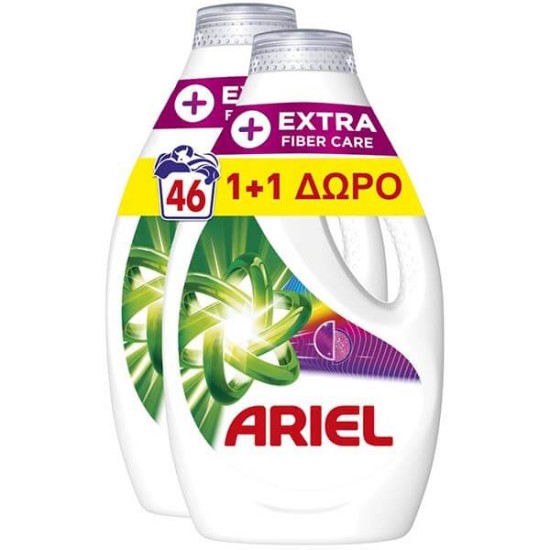 ARIEL ΥΓΡΟ 23μεζ. - (1,15lt) (FIBER CARE) (1+1 ΔΩΡΟ)