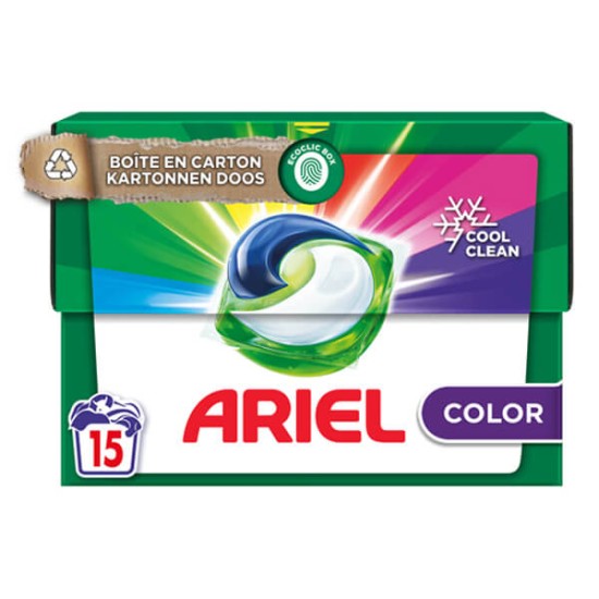 ARIEL ΥΓΡΕΣ ΚΑΨΟΥΛΕΣ ALL IN 1 (15τεμ.) - (COLOR) ARIEL ΥΓΡΕΣ ΚΑΨΟΥΛΕΣ ALL IN 1 (15τεμ.) - (COLOR)