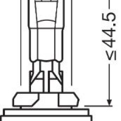 OSRAM ΛΑΜΠΑ ORIGINAL H27W/2 12V