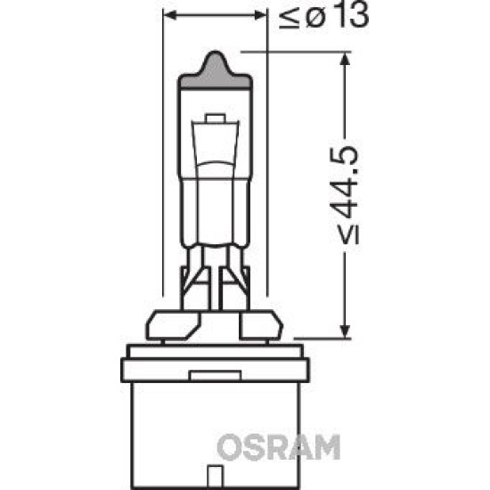 OSRAM ΛΑΜΠΑ ORIGINAL H27W/2 12V OSRAM ΛΑΜΠΑ ORIGINAL H27W/2 12V