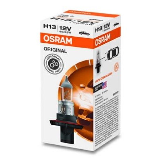OSRAM ΛΑΜΠΑ ORIGINAL H13 12V OSRAM ΛΑΜΠΑ ORIGINAL H13 12V