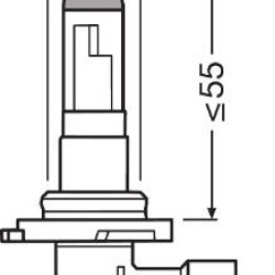 OSRAM ΛΑΜΠΑ ORIGINAL H10 12V