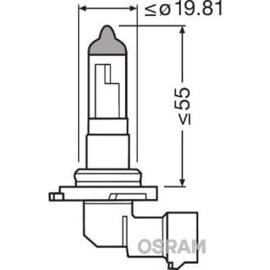 OSRAM ΛΑΜΠΑ ORIGINAL H10 12V OSRAM ΛΑΜΠΑ ORIGINAL H10 12V