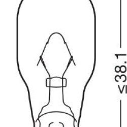 OSRAM ΛΑΜΠΑ ORIGINAL WY16W 12V