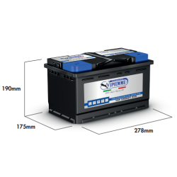VPM Top Energy 75Ah EN680(278x175x190).- ± VPM Top Energy 75Ah EN680(278x175x190).- ±