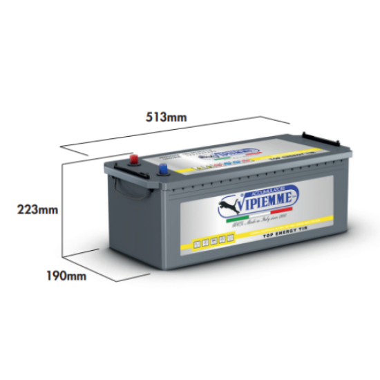 VPM ΜΠΑΤΑΡIA 140Ah (513x190x223) EN 950 TOP ENERGY VPM ΜΠΑΤΑΡIA 140Ah (513x190x223) EN 950 TOP ENERGY