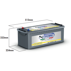VPM ΜΠΑΤΑΡIA 180Ah (513x223x223) EN 1150 TOP ENERGY VPM ΜΠΑΤΑΡIA 180Ah (513x223x223) EN 1150 TOP ENERGY