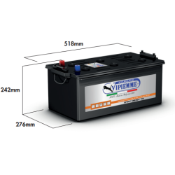 VPM ΜΠΑΤΑΡIA 240Ah (518X273X242) EN 1400 ΑΡΙΣΤ.TOP ENERG VPM ΜΠΑΤΑΡIA 240Ah (518X273X242) EN 1400 ΑΡΙΣΤ.TOP ENERG