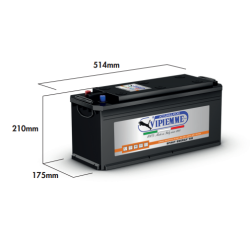 VPM ΜΠΑΤΑΡIA 140Ah (514Χ175Χ210) EN 900 ΑΡΙΣ.. TOP ENERGY VPM ΜΠΑΤΑΡIA 140Ah (514Χ175Χ210) EN 900 ΑΡΙΣ.. TOP ENERGY