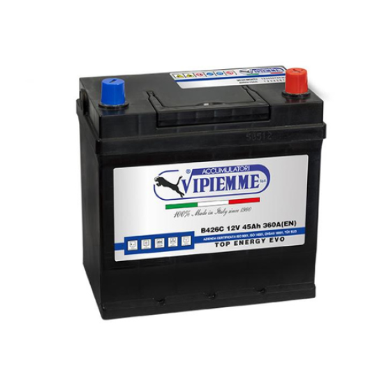 VPM ΜΠΑΤAΡΙΑ ΜΑΤΙ 45Ah (219x135x225) EN360 ΔΕΞ. KATANA VPM ΜΠΑΤAΡΙΑ ΜΑΤΙ 45Ah (219x135x225) EN360 ΔΕΞ. KATANA
