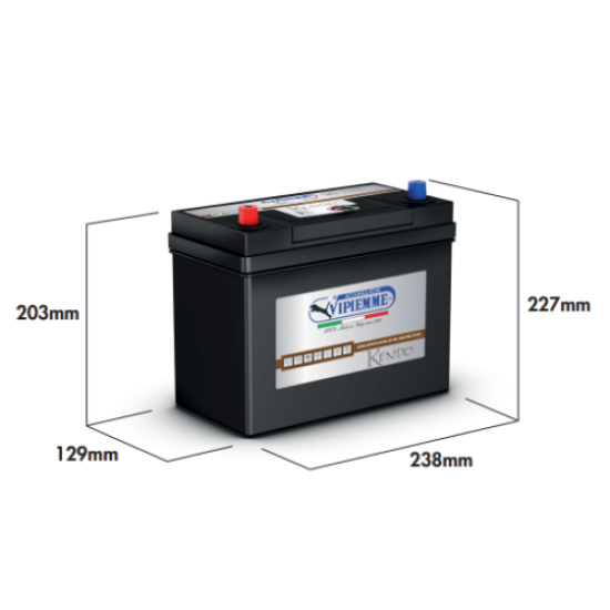 VPM ΜΠΑΤΑΡΙΑ ΜΑΤΙ 45Ah (238x129x225) EN360 ΑΡΙΣΤ.KATANA VPM ΜΠΑΤΑΡΙΑ ΜΑΤΙ 45Ah (238x129x225) EN360 ΑΡΙΣΤ.KATANA