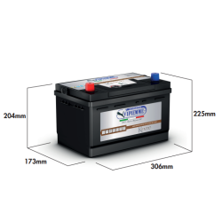 VPM ΜΠΑΤΑΡΙΑ ΜΑΤΙ 100Ah (306x173x225) EN750 ΑΡΙΣΤ. KATANA VPM ΜΠΑΤΑΡΙΑ ΜΑΤΙ 100Ah (306x173x225) EN750 ΑΡΙΣΤ. KATANA