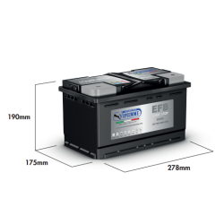 VPM ΜΠΑΤΑΡΙΑ EFB 70Ah (278x175x190) EN680 ΔΕΞ. VPM ΜΠΑΤΑΡΙΑ EFB 70Ah (278x175x190) EN680 ΔΕΞ.