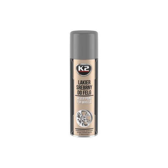 Ασημί βαφή Ζαντών 500ml SILVER LACQUER FOR WHELL