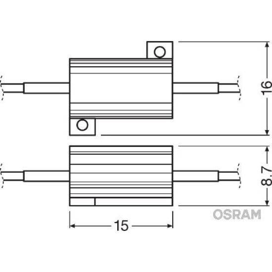 OSRAM ΛΑΜΠΕΣ ΣΕΤ LEDriving® CAN BUS CONTROL UNIT 5W 12V KIT