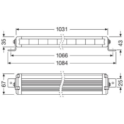 OSRAM ΠΡΟΒΟΛΕΑΣ LEDriving® LIGHTBAR VX1000-CB SM
