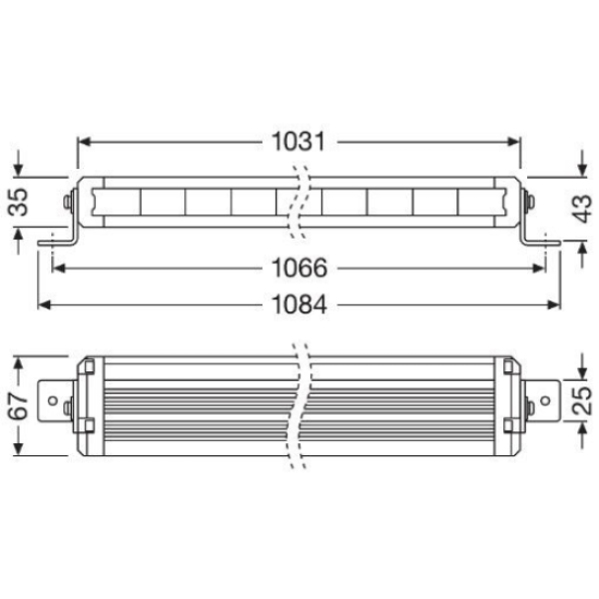 OSRAM ΠΡΟΒΟΛΕΑΣ LEDriving® LIGHTBAR VX1000-CB SM OSRAM ΠΡΟΒΟΛΕΑΣ LEDriving® LIGHTBAR VX1000-CB SM