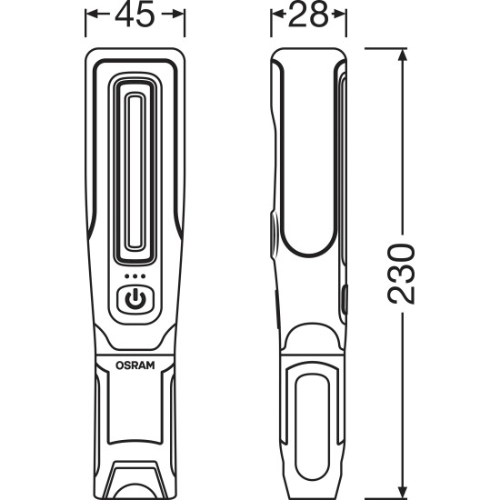 OSRAM ΛΑΜΠΑ ΧΕΙΡΟΣ LEDinspect® TWIST450 OSRAM ΛΑΜΠΑ ΧΕΙΡΟΣ LEDinspect® TWIST450