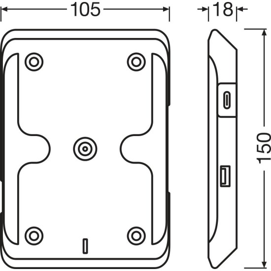 OSRAM ΛΑΜΠΑ ΧΕΙΡΟΣ LEDinspect® SINGLE CHARGE PAD OSRAM ΛΑΜΠΑ ΧΕΙΡΟΣ LEDinspect® SINGLE CHARGE PAD