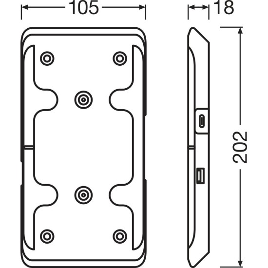 OSRAM ΛΑΜΠΑ ΧΕΙΡΟΣ LEDinspect® DUAL CHARGE PAD OSRAM ΛΑΜΠΑ ΧΕΙΡΟΣ LEDinspect® DUAL CHARGE PAD