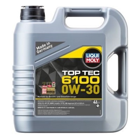 LIQUI MOLY TOP TEC 6100 0W-30 BMW LONGLIFE-12 FE 4L LIQUI MOLY TOP TEC 6100 0W-30 BMW LONGLIFE-12 FE 4L