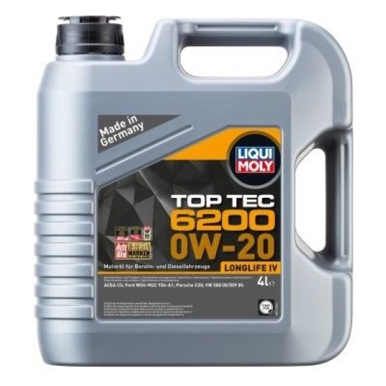 LIQUI MOLY 20788 TOP TEC 6200 0W20 ΣΥΚ 4L LIQUI MOLY 20788 TOP TEC 6200 0W20 ΣΥΚ 4L
