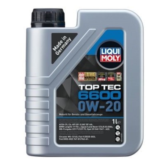 LIQUI MOLY 21410 TOP TEC 6600 0W-20 ΣΥΣΚ 1L LIQUI MOLY 21410 TOP TEC 6600 0W-20 ΣΥΣΚ 1L