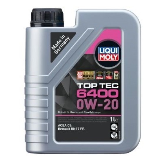 LIQUI MOLY 21584 Top Tec 6400 0W/20 1L LIQUI MOLY 21584 Top Tec 6400 0W/20 1L